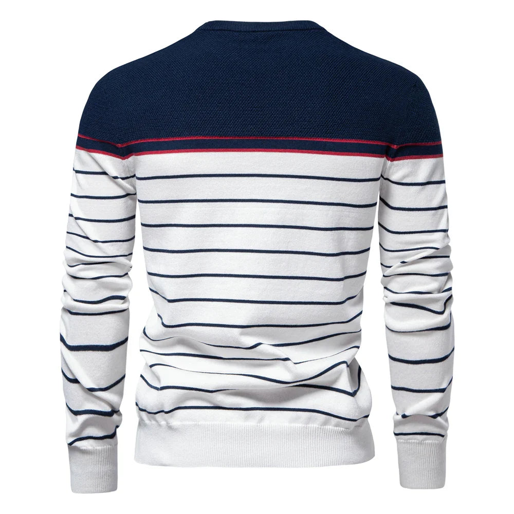 Jules & Jade | Striped Cotton Sweater for Men