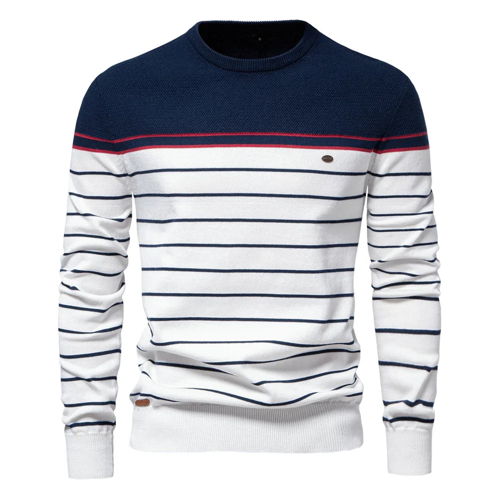 Jules & Jade | Striped Cotton Sweater for Men