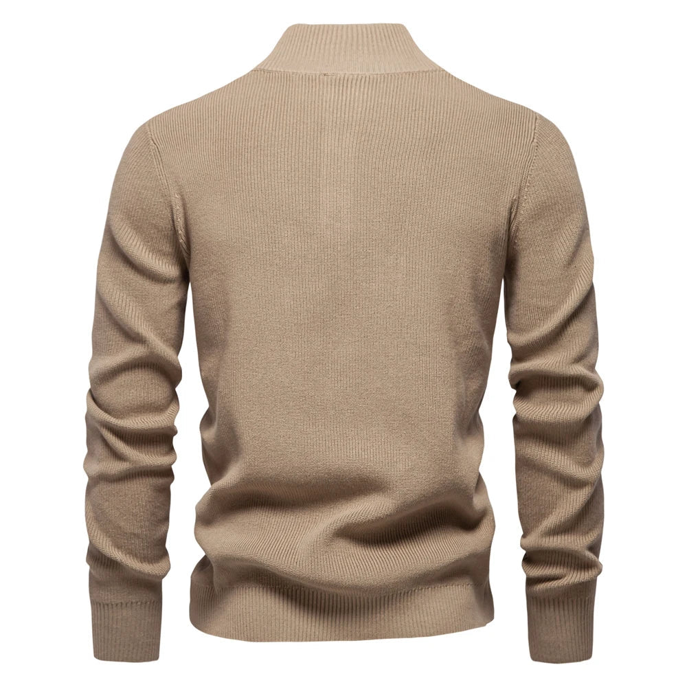 Jules & Jade | Knitted Button-Up Sweater for Men