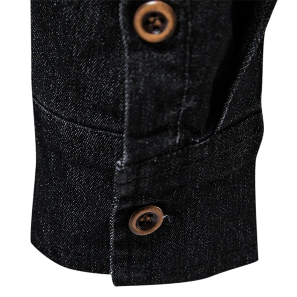 Jules & Jade | Stretch Cotton Denim Shirt for Men