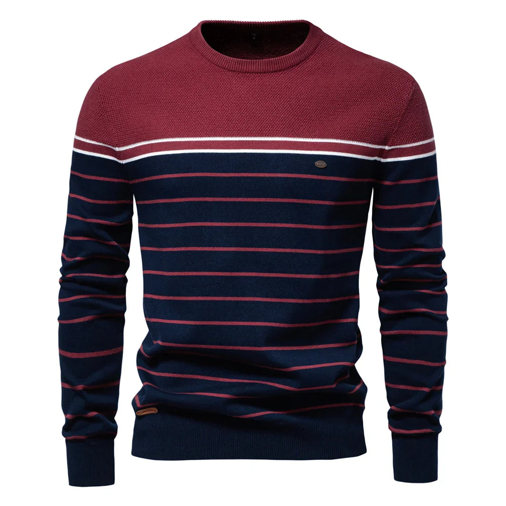 Jules & Jade | Striped Cotton Sweater for Men