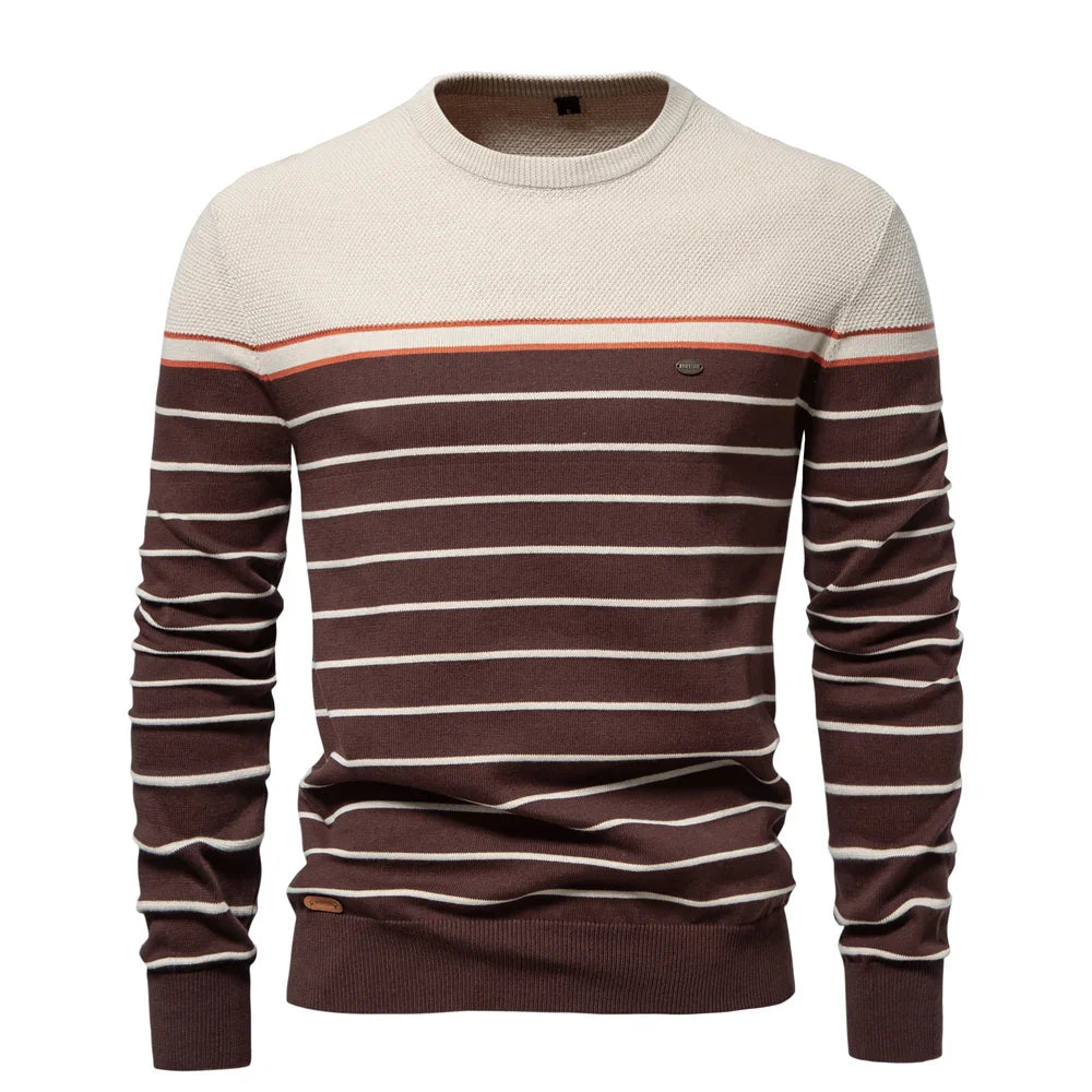 Jules & Jade | Striped Cotton Sweater for Men