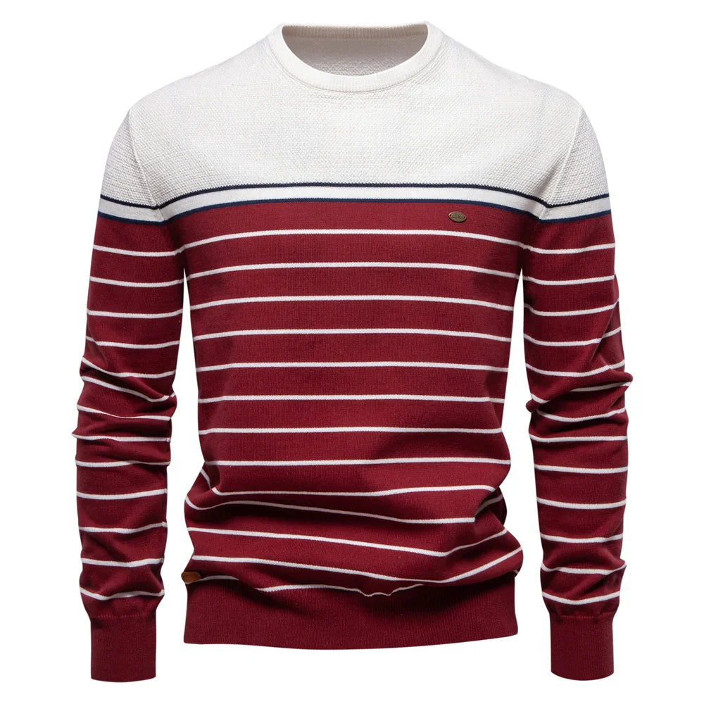 Jules & Jade | Striped Cotton Sweater for Men